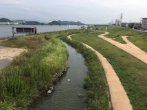 自然再生事業が行われた遠賀川魚道公園