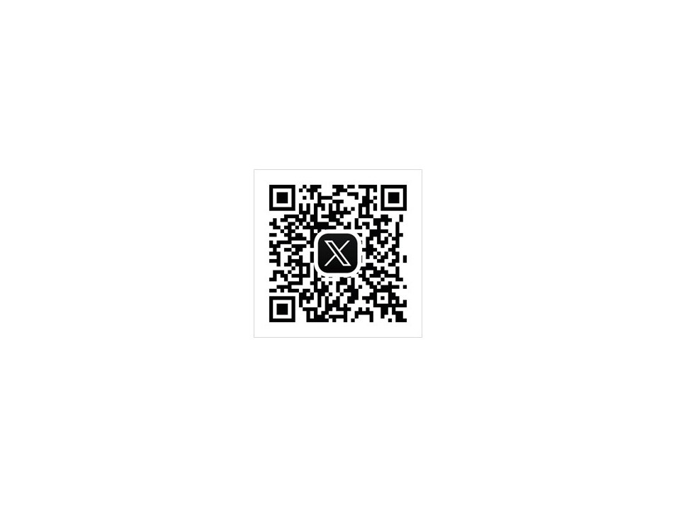XアカウントQRコード