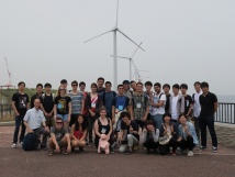 風力発電所の見学(北九州エコタウン)