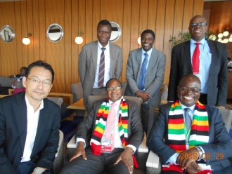 ジンバブエ高等教育科学技術開発省大臣とのミーティング