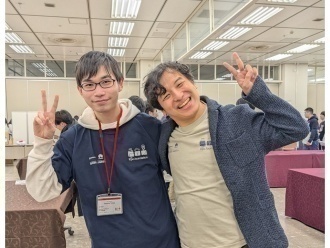 左から:髙雄さん、高橋 直大さん(競技参加name:chokudai)