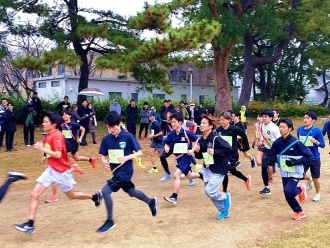 第1区走者スタート