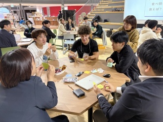 留学生も参加し、交流を楽しみました