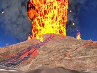 チームB:火山・地学を学ぶ仮想空間1