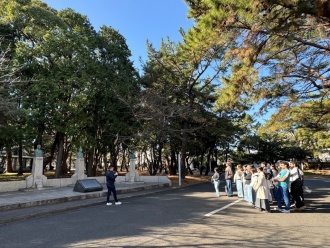 キャンパス見学の様子