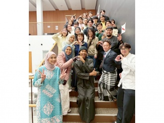 戸畑キャンパスでのお別れ会