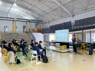 中藤理事 基調講演の様子