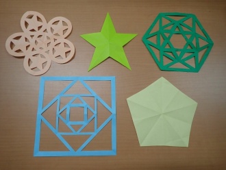 作成した様々な模様の作品