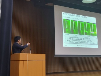 学会賞受賞講演の様子