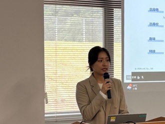 【㈱ラック 猪股彩華氏】講演の様子