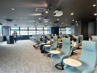 株式会社YEデジタル見学の様子