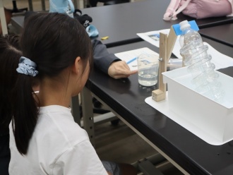 水量計測の様子