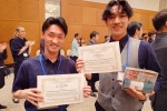 受賞した佐々木晴成さん(左)と堀凜惺さん(右)