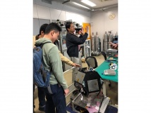 Lab tour at Prof. Okuyama Lab