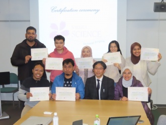Group photo after the awarding of certificates
