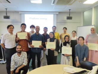 Group photo after the awarding of certificates