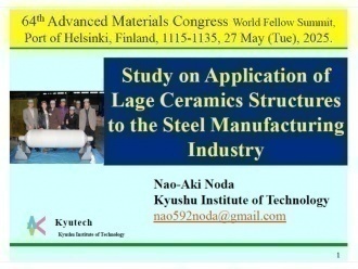 Advanced Materials Scientist Medal Lecture Nao-Aki Noda