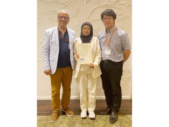 The award ceremony (center)