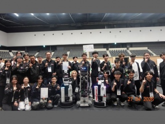 Group photo with PUTRABOT and Hibikino-Musashi@Home
